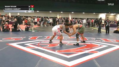 285 lbs Quarterfinal - Isaiah Taylor, PA vs Kameron Hazelett, IN