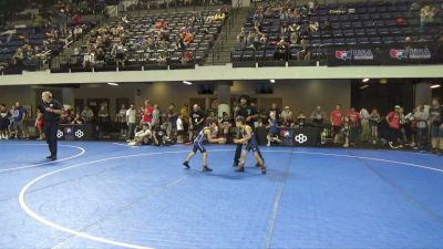 56 lbs Cons. Quarters - Makyis Williams, Lake Superior Ojibwe Wrestling Club vs Callan Gonzales, Champions Wrestling Club