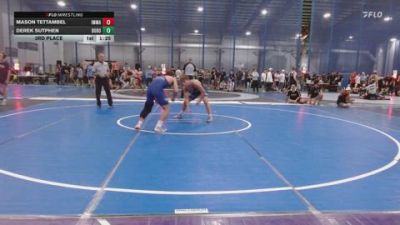 144 lbs 3rd Place - Mason Tettambel, Immaculata Wrestling vs Derek Sutphen, Duro Wrestling Club