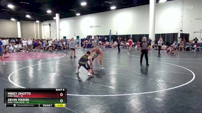 190 lbs Round 2 (8 Team) - Mikey Ohotto, Iowa Gold vs Devin Mason, Ohio Titan Gold