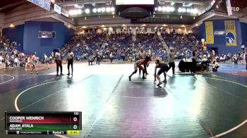 132 lbs Cons. Round 1 - Cooper Wenrich, Nazareth vs Adam Ayala, New Kent