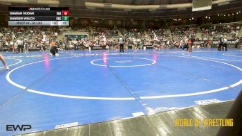 55 lbs Round Of 16 - Damian Hudak, Region Wrestling Academy vs Danger Welch, Claremore Wrestling Club