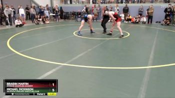 165 lbs Semifinal - Michael Dickinson, Soldotna Whalers Wrestling Club vs Braidin Martin, Interior Grappling Academy