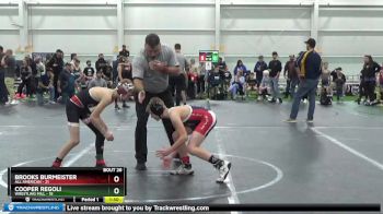80 lbs Round 7 (8 Team) - Brooks Burmeister, All American vs Cooper Regoli, Wrestling Mill