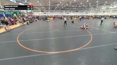 121 lbs Champ. Round 2 - Emmaline Kouw, Unattached vs Emma Kosza, Unattached