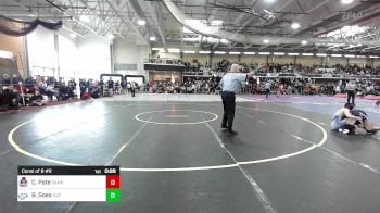 120 lbs Consi Of 8 #2 - Cristian Pote, Danbury vs Braedon Goes, Saint John's Prep