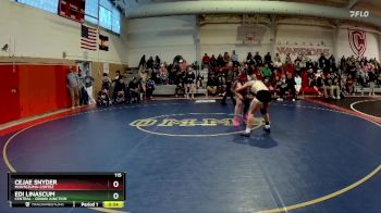 115 lbs Cons. Semi - Edi Linascum, Central - Grand Junction vs CeJae Snyder, Montezuma-Cortez