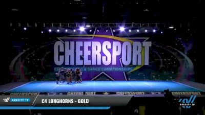 C4 Longhorns - Gold [2021 L5 Junior - D2 Day 1] 2021 CHEERSPORT National Cheerleading Championship