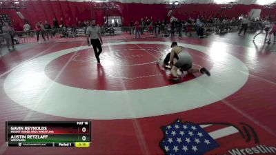 215 lbs Cons. Semi - Gavin Reynolds, Mount Horeb Area Wrestling vs Austin Retzlaff, Wisconsin