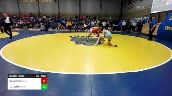 168 lbs Quarterfinal - David Alonso, Palm Desert vs Collin Guffey, Granite Hills-El Cajon