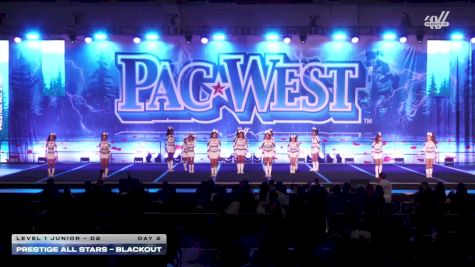 Prestige All Stars - Blackout [2026 L1 Junior - D2 Day 2] 2026 PacWest Grand Nationals