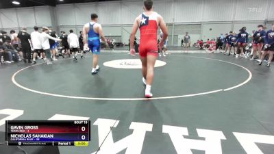 285 lbs Quarters & 1st Wb (16 Team) - Gavin Gross, Texas Red vs Nicholas Sahakian, California Blue