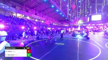 98 lbs Quarterfinal - Nathan Nieto, Juggernaut WC vs Ethan Meneses, Legacy Boltz WC