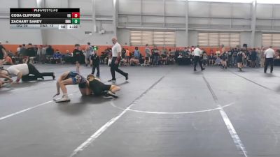 105 lbs Round 4 (6 Team) - Zachary Sandy, Donahue WA vs Coda Clifford, Ohio Gold