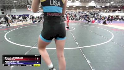 160 lbs Cons. Round 4 - Kate Bird, Colorado Mesa vs Emmalee Spurgeon, Grand View