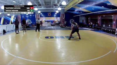 165 Gold Quarterfinal - Brock Weaver, Camden vs Matthew Lefevre, Southwest Miami