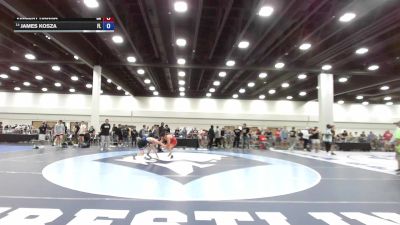 157 lbs Cons. Round 3 - Vincent Hanna, CA vs James Kosza, FL