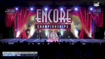 Spirit Factory - Teal [2025 L1 Mini - Novice - Restrictions DAY 1] 2025 Encore Philly Showdown