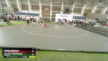 115 lbs Quarterfinal - Bryson Christenson, Ravage WC vs Jayden Espinoza, Live Training Wrestling