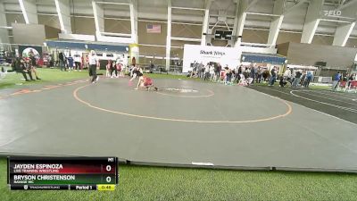 115 lbs Quarterfinal - Bryson Christenson, Ravage WC vs Jayden Espinoza, Live Training Wrestling