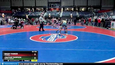 5A-120 lbs Champ. Round 1 - Cristian Sampson, Eagles Landing vs Brody Parker, Calhoun