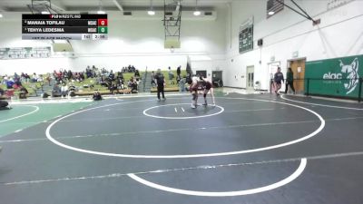 138 lbs 1st Place Match - Tehya Ledesma, Mt. San Antonio College vs Manaia Tofilau, Mt. San Antonio College