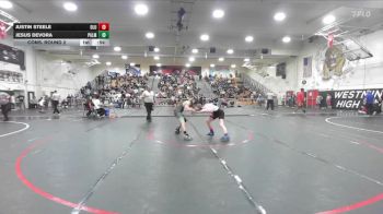 120 lbs Cons. Round 2 - Jesus Devora, Palmdale vs Justin Steele, Lutheran/Orange