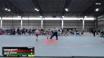 83 lbs Round 2 (4 Team) - Paxton Beckett, Team Renegade vs Drake Wisvary, Hawks WC