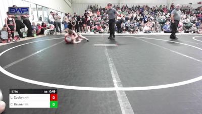 67 lbs Quarterfinal - Logan Cosby, Skiatook Youth Wrestling vs Chett Bruner, Stilwell Youth Wrestling