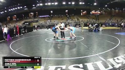 165 lbs Round 4 - Gable Herl, Mocco Wrestling vs Matthew Hassenboehler, Raider Wrestling Club