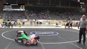 215 lbs Quarterfinal - Luke Hyden, Walton-Verona vs Thomas Fox, Meade County