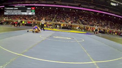 D2-120 lbs Cons. Round 1 - Benicio Martinez, Croswell-Lexington vs Luciano Luna, Linden