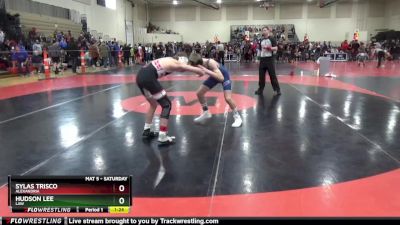 110 lbs Quarterfinal - Hudson Lee, LAW vs Sylas Trisco, Alexandria