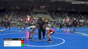 110 lbs Quarterfinal - Brock Templar, MWC Wrestling Academy vs Ritson Meyer, Elgin Grapplers