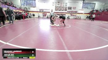 155 lbs Cons. Round 2 - Reaghan Lawrence, EXCELSIOR SPRINGS vs Haylee Ray, EXCELSIOR SPRINGS