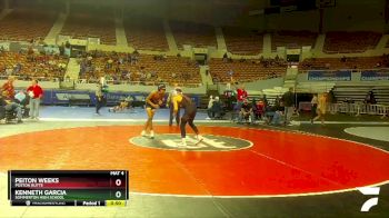 D3-113 lbs Cons. Round 1 - Kenneth Garcia, Sommerton High School vs Peiton Weeks, Poston Butte