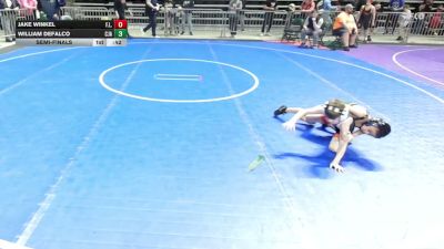 57 lbs Semifinal - Jake Winkel, F.l.o.w. vs William DeFalco, Cja