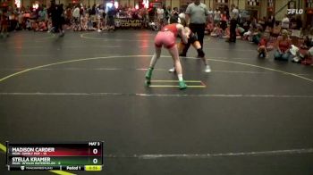 86 lbs Round 1 (6 Team) - Madison Carder, MGW- Swirly Pop vs Stella Kramer, MGW- Wydlin Watermelon