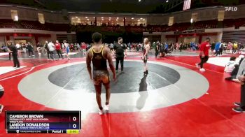 157 lbs Cons. Round 3 - Landon Donaldson, Broken Arrow Wrestling Club vs Cameron Brown, Putnam City West High School Wrestling