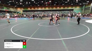 165 lbs Round Of 16 - Jacob Moreo, Los Alamitos vs Arjun Singh Nagra, Vacaville
