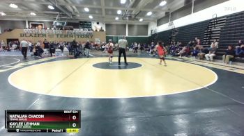 130 lbs 3rd Place Match - Nataliah Chacon, Tenino (Girls) vs Kaylee Lehman, W. F. West (Girls)