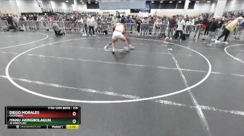 215 lbs Semifinal - Diego Morales, California vs Iyanu Akingbolagun, 3F Wrestling