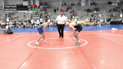 126 lbs Round Of 64 - Tommy Gretz, Quest School Of Wrestling Gold - HSB vs Liam Troiano, Grizzly Wrestling Club - HSB