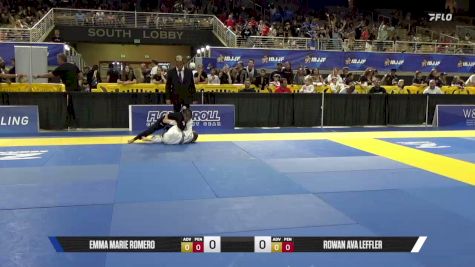 Emma Marie Romero vs Rowan Ava Leffler 2026 Pan Kids Jiu-Jitsu IBJJF Championship