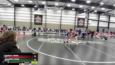 190 lbs Cons. Round 5 - Jennifer Lamas, Rocklin vs Charley Timms, Reed