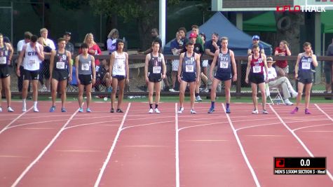 Men's 1500m, Heat 3