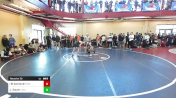 120 lbs Round Of 32 - Brayton Carbone, Shawsheen vs Jack Sauer, Franklin