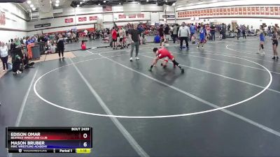 92 lbs 1st Place Match - Mason Bruber, MWC Wrestling Academy vs Edison Omar, Beatrice Wrestling Club