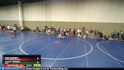 150 lbs Semifinal - Jack Burdick, Carbon Wrestling Club vs Wyatt Topinka, None