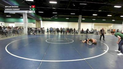 120 lbs Consi Of 128 #2 - Brylan Rhodes, TN vs Jamison Forrest, PA